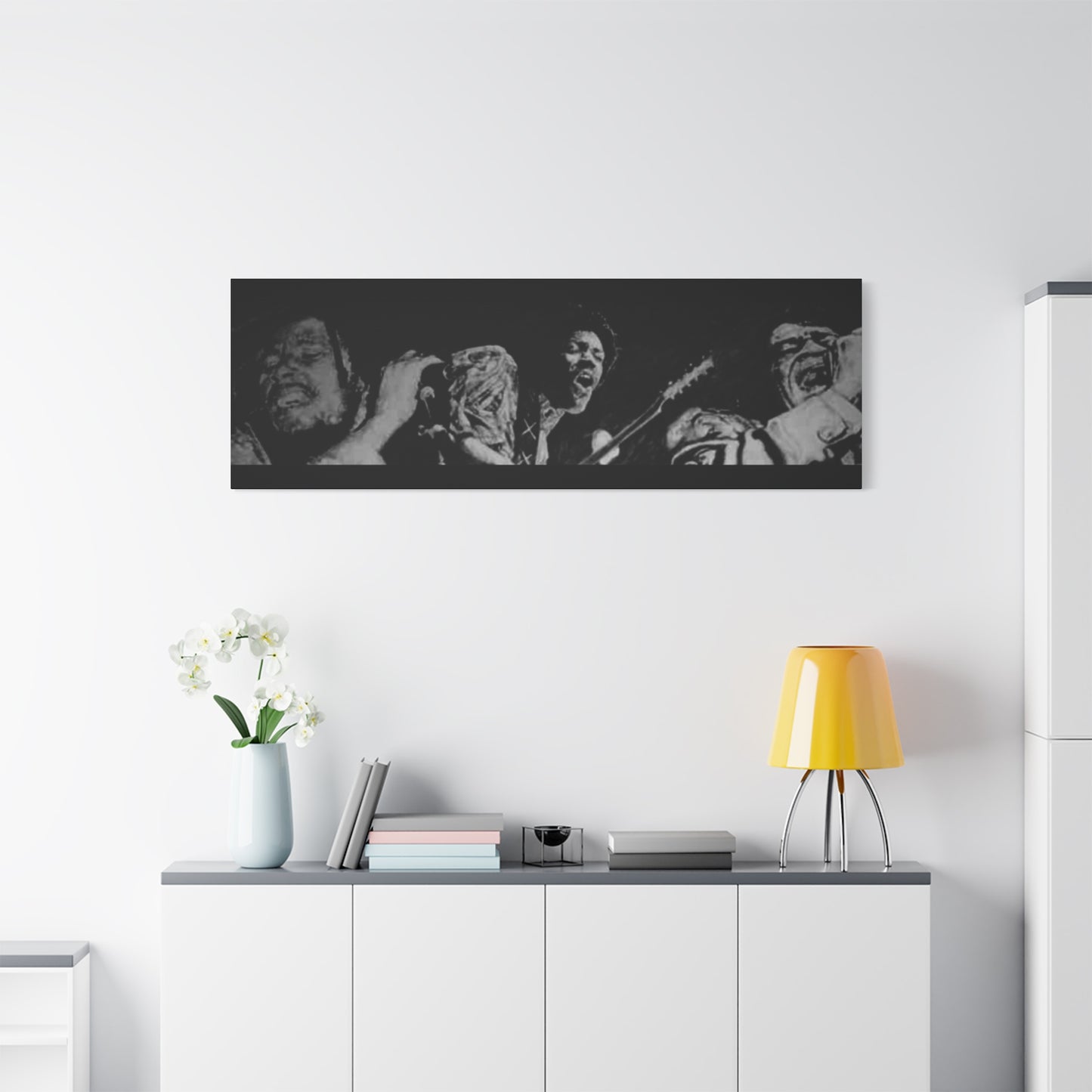 Artistic Canvas Wall Decor - Musical Legends Trio