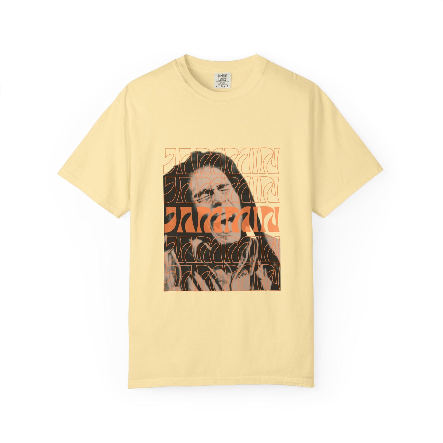 Groovy Vibe Jammin Garment-Dyed T-shirt, Retro Graphic Tee, Vintage Style Shirt, Festival Clothing, Casual Wear for Music Lovers