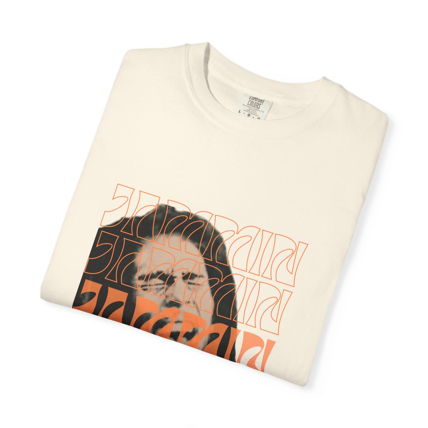 Groovy Vibe Jammin Garment-Dyed T-shirt, Retro Graphic Tee, Vintage Style Shirt, Festival Clothing, Casual Wear for Music Lovers