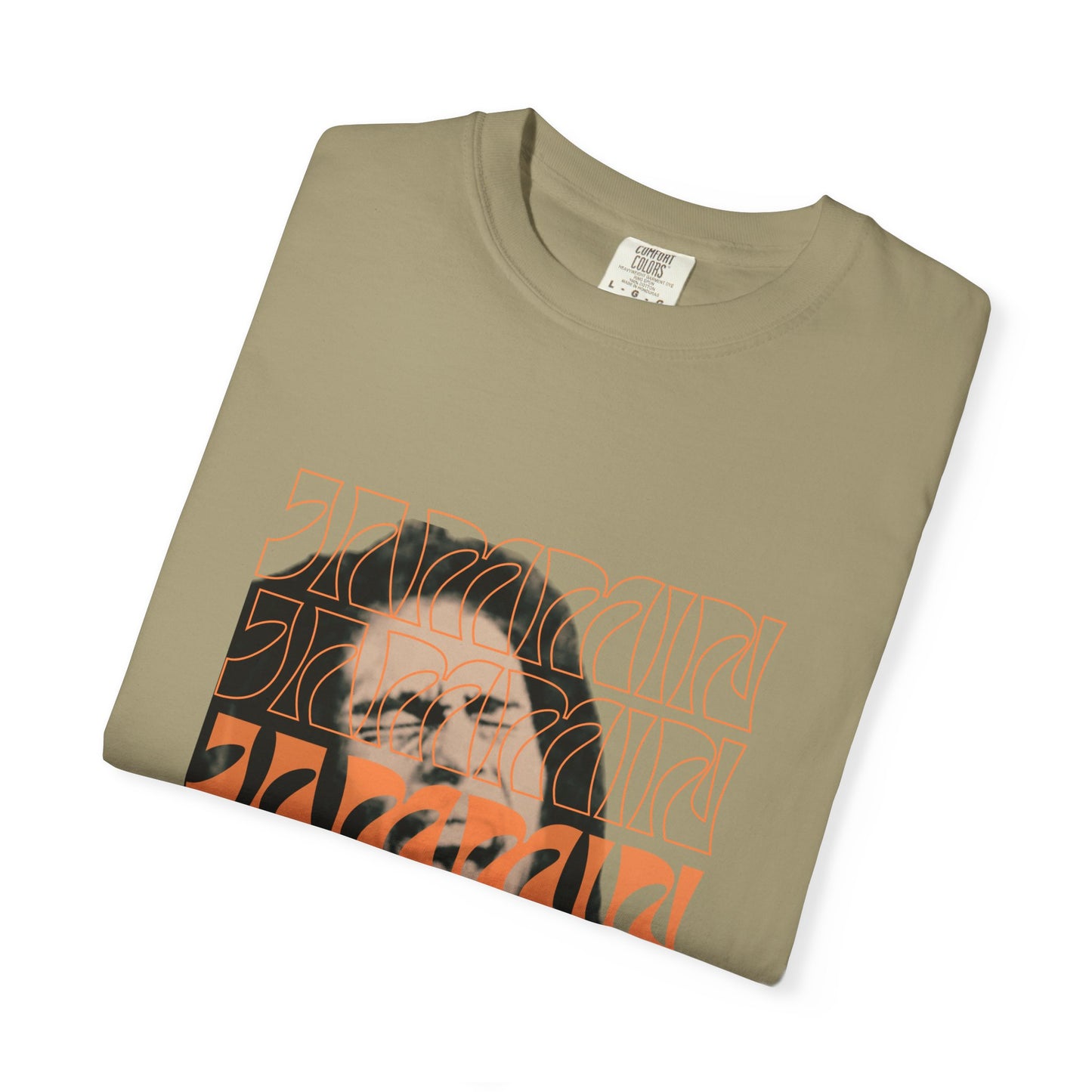Groovy Vibe Jammin Garment-Dyed T-shirt, Retro Graphic Tee, Vintage Style Shirt, Festival Clothing, Casual Wear for Music Lovers