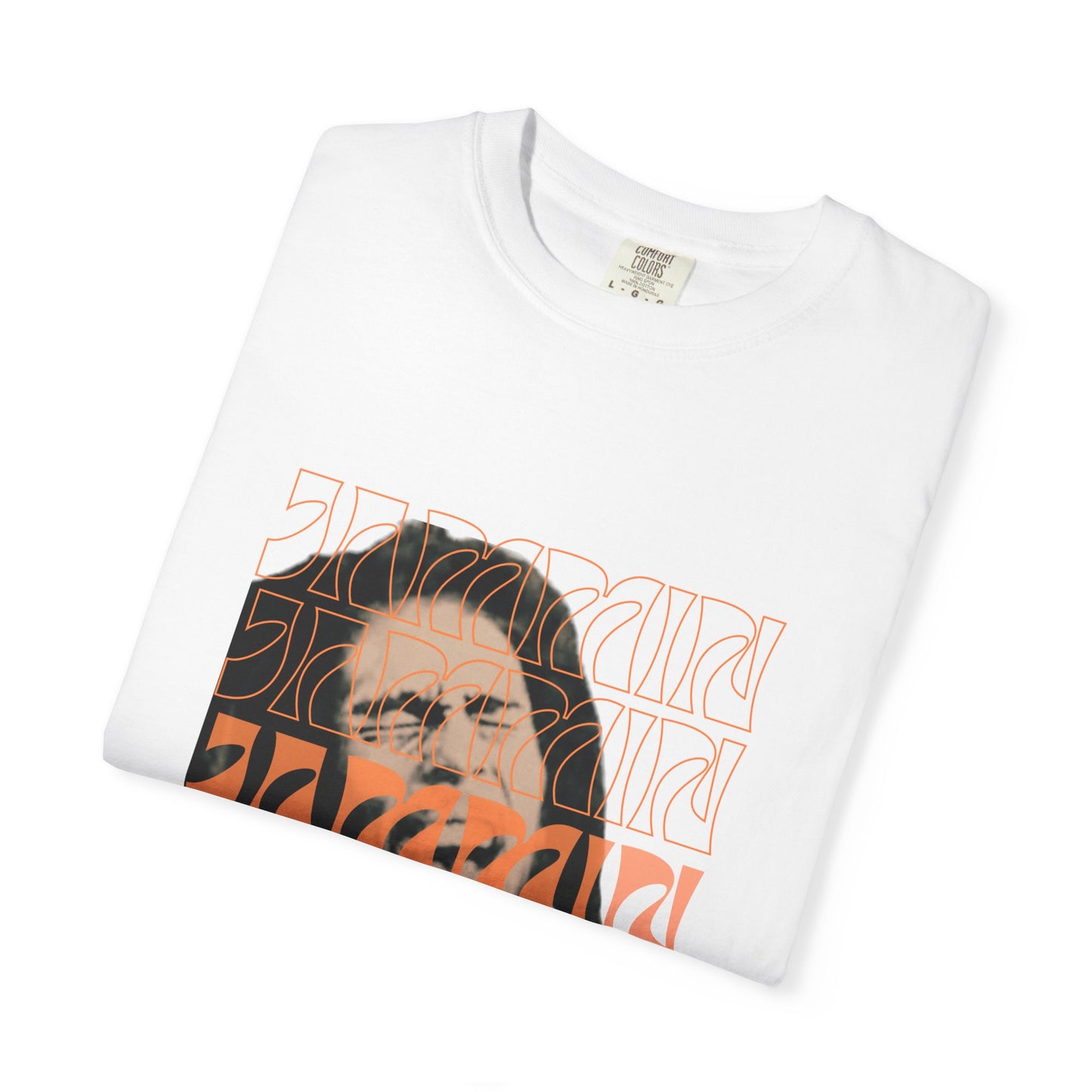 Groovy Vibe Jammin Garment-Dyed T-shirt, Retro Graphic Tee, Vintage Style Shirt, Festival Clothing, Casual Wear for Music Lovers