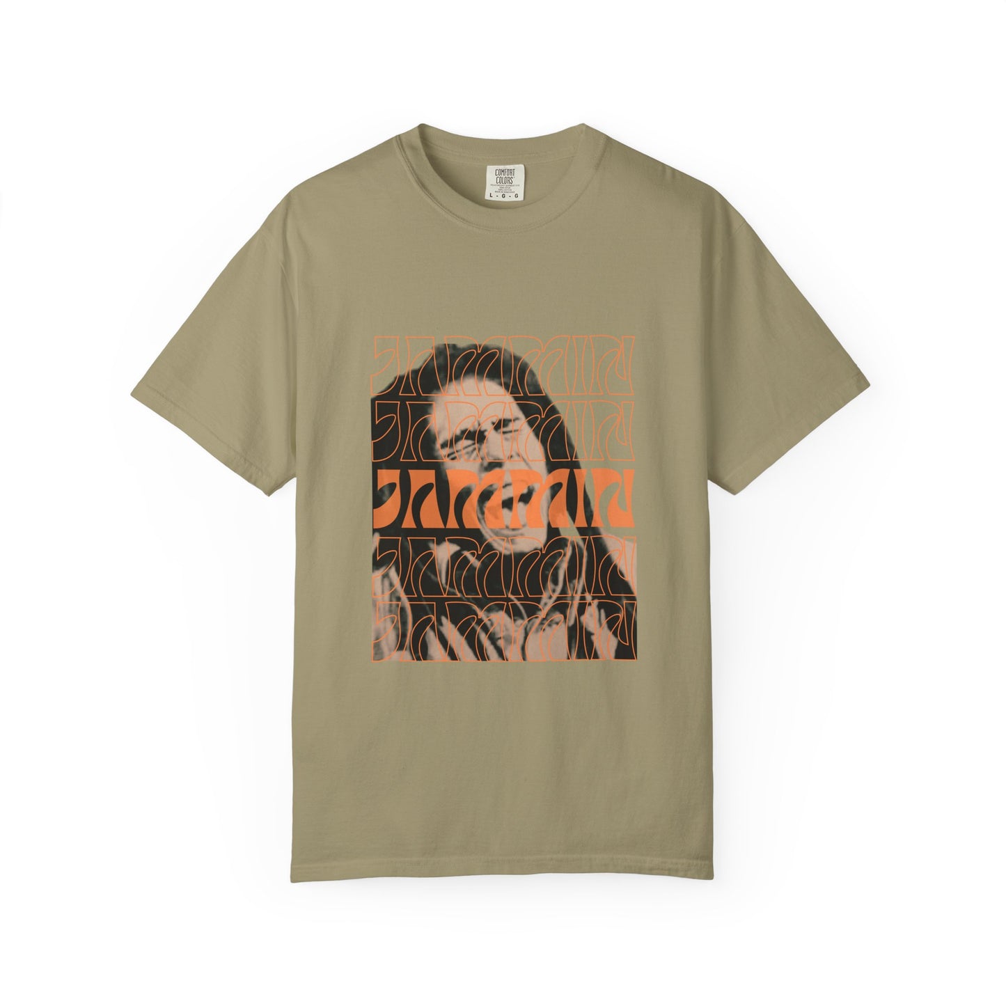 Groovy Vibe Jammin Garment-Dyed T-shirt, Retro Graphic Tee, Vintage Style Shirt, Festival Clothing, Casual Wear for Music Lovers