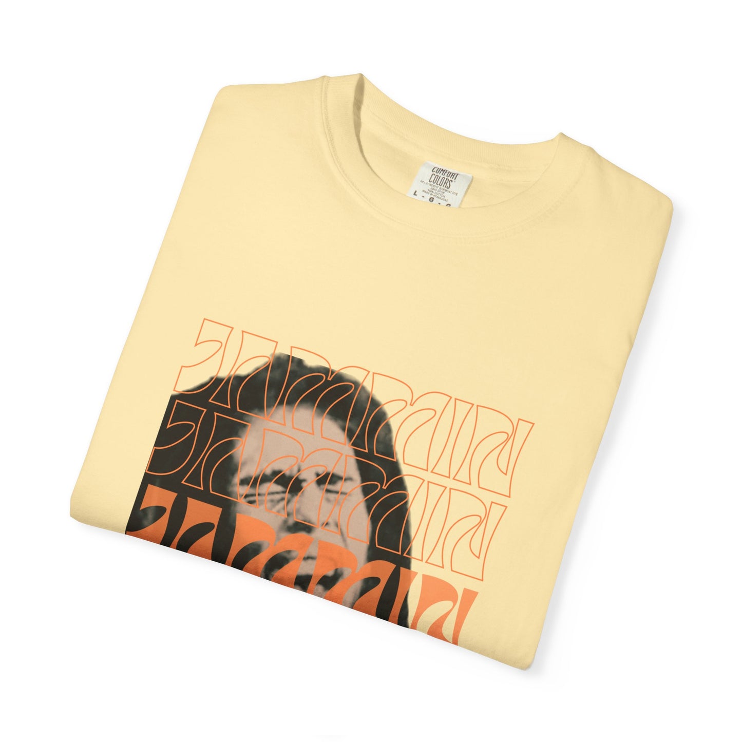 Groovy Vibe Jammin Garment-Dyed T-shirt, Retro Graphic Tee, Vintage Style Shirt, Festival Clothing, Casual Wear for Music Lovers