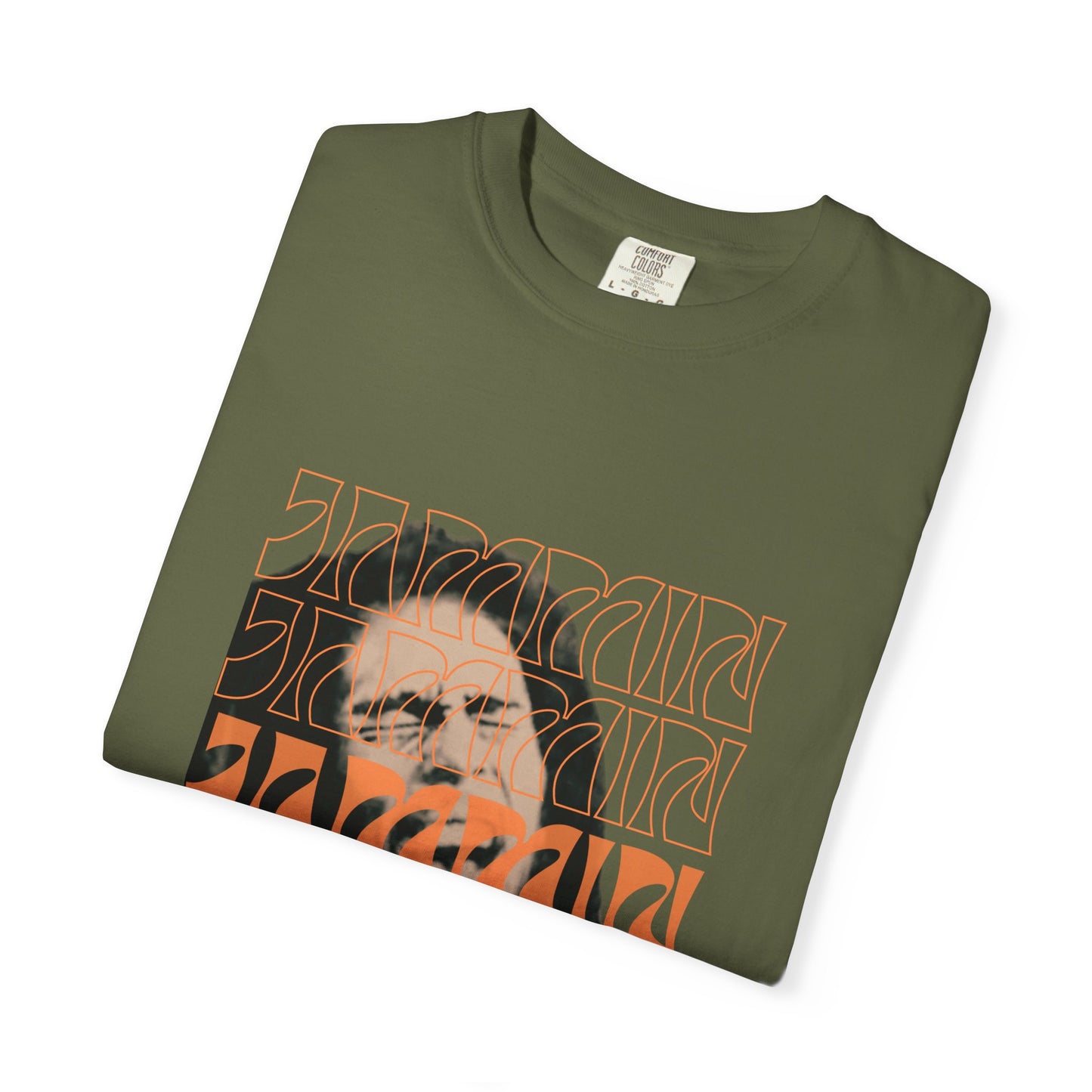 Groovy Vibe Jammin Garment-Dyed T-shirt, Retro Graphic Tee, Vintage Style Shirt, Festival Clothing, Casual Wear for Music Lovers