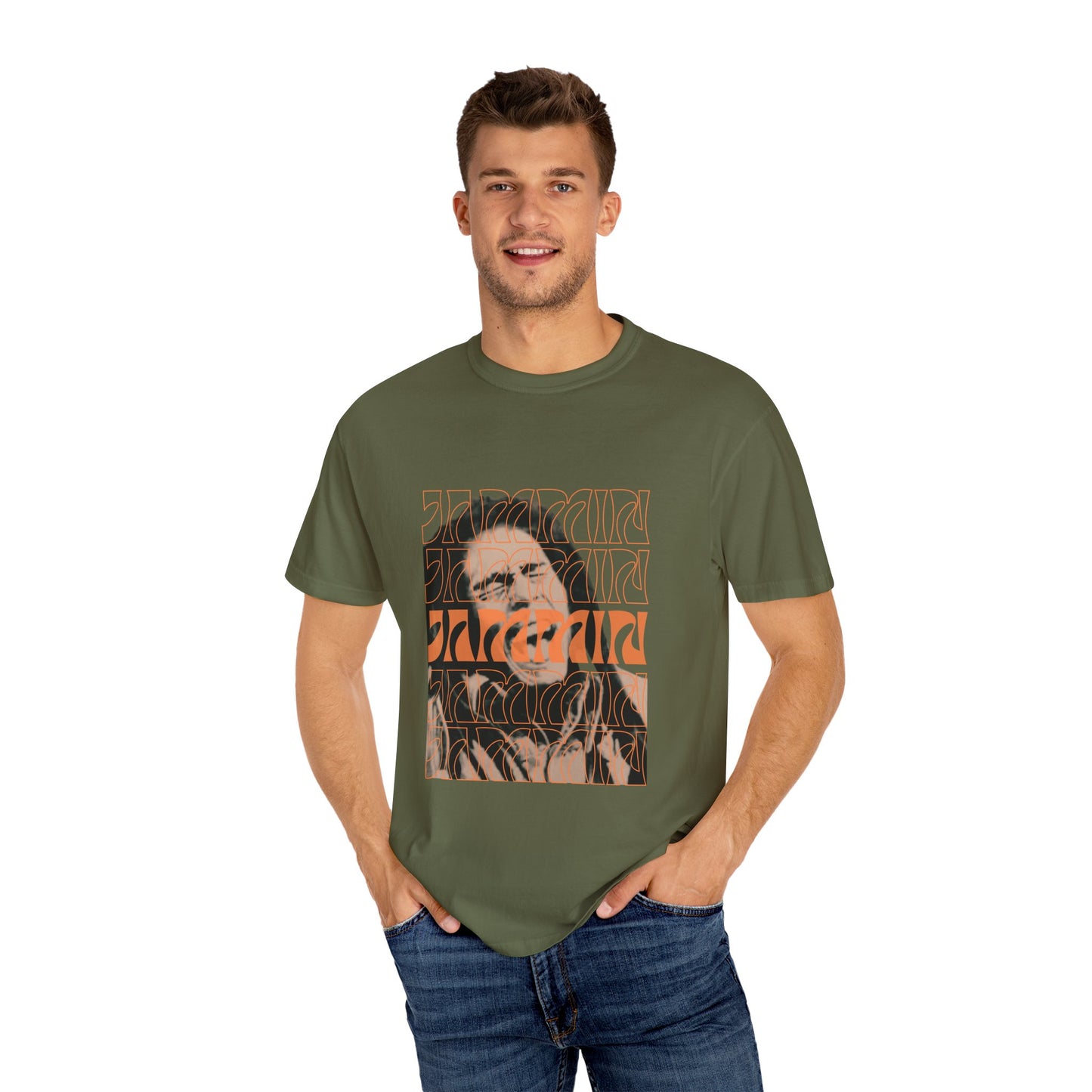 Groovy Vibe  Jammin Garment-Dyed T-shirt, Retro Graphic Tee, Vintage Style Shirt, Festival Clothing, Casual Wear for Music Lovers