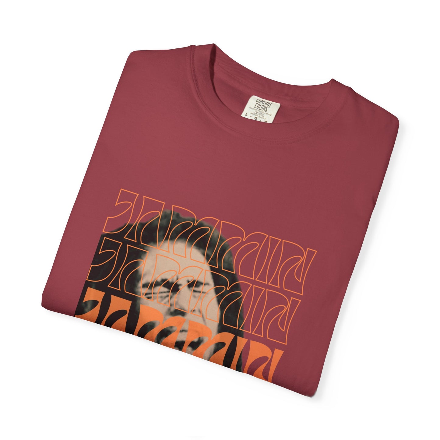 Groovy Vibe  Jammin Garment-Dyed T-shirt, Retro Graphic Tee, Vintage Style Shirt, Festival Clothing, Casual Wear for Music Lovers